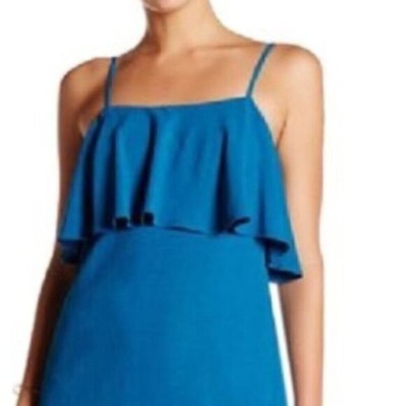 J Crew Women's Sheath Style Pebble Crepe Textured Dress Teal Blue Size 8 - Picture 3 of 15